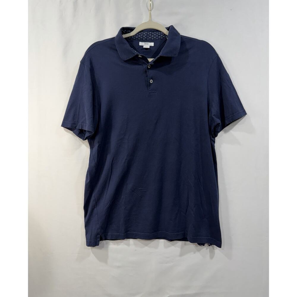 Brax Feel Good Hi-Flex Mens' Polo Size L Floral Originally $145 Preppy Golf